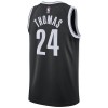 NBA Mænd Trøje Brooklyn Nets Cameron Thomas 24 2022-23 Nike Icon Edition Sort Swingman